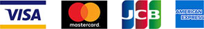 VISA, Master card, JCB, American express